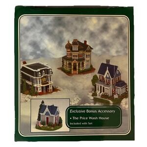 Vintage Liberty‎ Falls Collection Set 2 Lot Of 4 Village Structures Price House